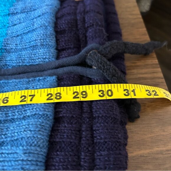 Northern lifestyles Canada Men's Blue Striped Sweater wool XXL - Picture 8 of 10